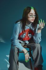 BILLIE EILISH in Elle Magazine, October 2019