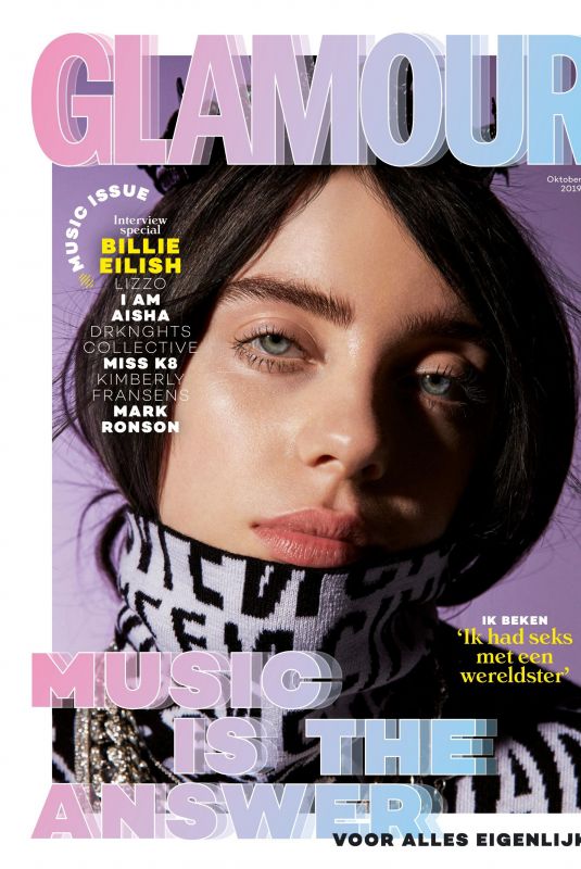 BILLIE EILISH in Glamour Magazine, Netherlands October 2019