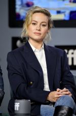 BRIE LARSON at Just Mercy Press Conference at 2019 TIFF in Toronto 09/07/2019