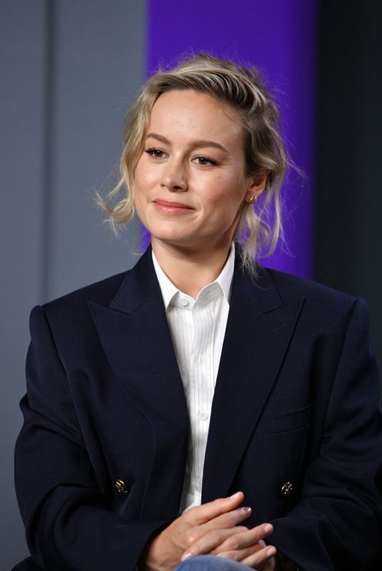 BRIE LARSON at Just Mercy Press Conference at 2019 TIFF in Toronto 09/07/2019