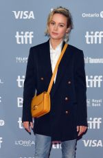 BRIE LARSON at Just Mercy Press Conference at 2019 TIFF in Toronto 09/07/2019