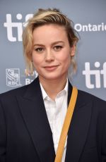 BRIE LARSON at Just Mercy Press Conference at 2019 TIFF in Toronto 09/07/2019