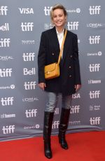 BRIE LARSON at Just Mercy Press Conference at 2019 TIFF in Toronto 09/07/2019
