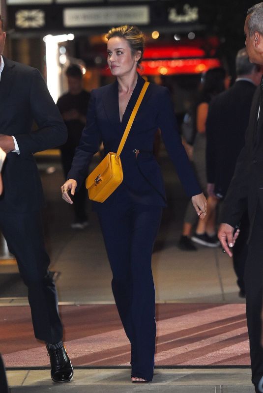 BRIE LARSON Night Out in New York 09/08/2019