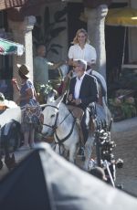 BRIE LARSON on the Set of New Nespresso Commercial in Madrid 09/25/2019