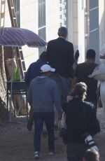 BRIE LARSON on the Set of New Nespresso Commercial in Madrid 09/25/2019