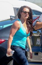 BRITNEY SPEARS Heading to a Tan Salon in Los Angeles 09/15/2019
