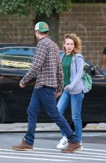BRITT ROBERTSON and Graham Rogers Out in New York 09/20/2019