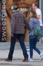 BRITT ROBERTSON and KJ Apa Out in New York 09/20/2019