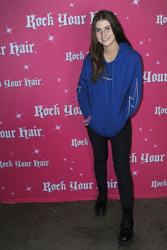 BROOKE BUTLER at Rock Your Hair Presents Movie Night Screening of Grease in Burbank 08/28/2019