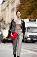 BRUNA MARQUEZINE Out and About at Paris Fashion Week 09/25/2019