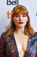 BRYCE DALLAS HOWARD at Dads Premiere at 2019 Toronto International Film Festival 09/06/2019
