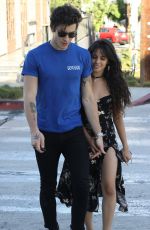 CAMILA CABELLO and Shawn Mendes Out for Coffee in West Hollywood 09/18/2019