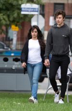 CAMILA CABELLO and Shawn Mendes Out in Toronto 09/04/2019