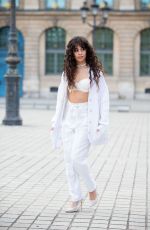 CAMILA CABELLO Out at Paris Fashion Week 09/27/2019