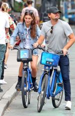 CAMILA MORRONE and Leonardo Dicaprio Riding Bikes Out in New York09/26/2019
