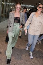 CANDICE SWANEPOEL and DOUTZEN KROES Leaves Max Mara Show at MFW in Milan 09/18/2019