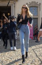 CANDICE SWANEPOEL Arrives at Etro Show at Milan Fashion Week 09/21/2019