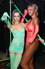 CARA DELEVINGNE and RIHANNA at Savage x Fenty Party in New York 09/10/2019