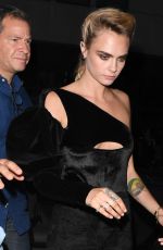 CARA DELEVINGNE Arrives at Her Hotel in London 08/29/2019