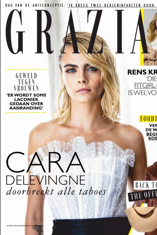 CARA DELEVINGNE in Grazia Magazine, Netherlands September 2019