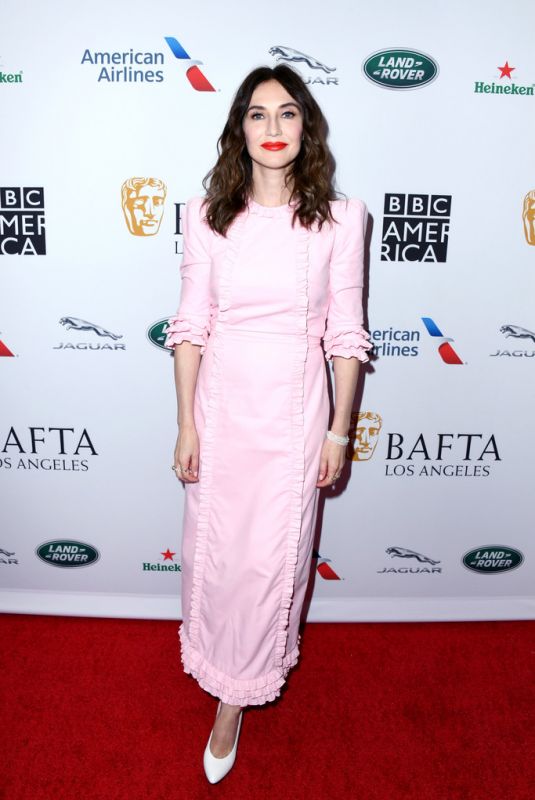 CARICE VAN HOUTEN at Bafta LA + BBC America TV Tea Party 09/21/2019