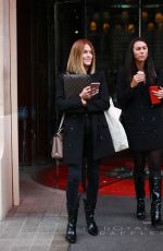 CAROLINE RECEVEUR Leaves Royal Monceau Hotel in Paris 09/25/2019