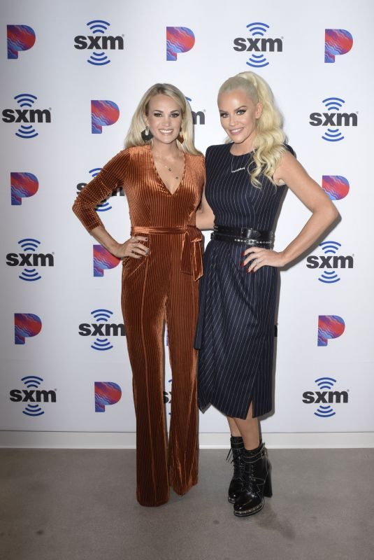 CARRIE UNDERWOOD and JENNY MCCARTHY at SiriusXM’s Town Hall with Carrie Underwood in Los Angeles 09/11/2019