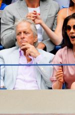 CATHERINE ZETA JONES and Michael Douuglas at US Open 2019 Men
