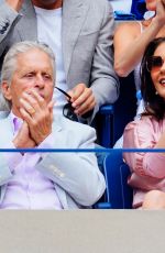 CATHERINE ZETA JONES and Michael Douuglas at US Open 2019 Men