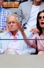 CATHERINE ZETA JONES and Michael Douuglas at US Open 2019 Men