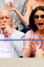 CATHERINE ZETA JONES and Michael Douuglas at US Open 2019 Men