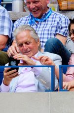 CATHERINE ZETA JONES and Michael Douuglas at US Open 2019 Men