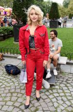 CAYLEE COWAN at Thom Browne The Officepeople Performance Installation at New York Fashion Week 09/07/2019