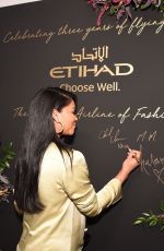 CHANEL IMAN at Etihad Airways Cocktail Party at NYFW in New York 09/10/2019