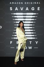 CHANEL IMAN at Savage x Fenty Show in Brooklyn 09/10/2019