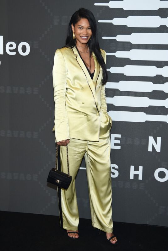 CHANEL IMAN at Savage x Fenty Show in Brooklyn 09/10/2019