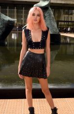 CHARLOTTE LAWRENCE Arrives at Longchamp Show at New York Fashion Week 09/07/2019