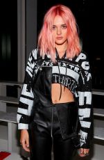 CHARLOTTE LAWRENCE at Jeremy Scott Fashion Show at NYFW in New York 09/06/2019
