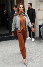 CHERYL COLE Leaves Her Hotel in Paris 09/28/2019