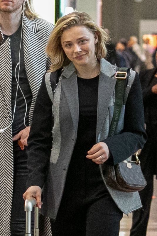 CHLOE MORETZ at Charles-de-gaulle Airport in Paris 09/29/2019