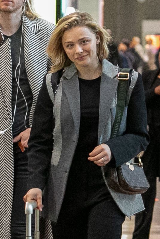 CHLOE MORETZ at Charles-de-gaulle Airport in Paris 09/29/2019