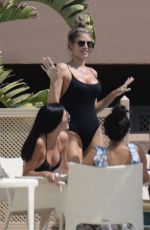 CHLOE SIMS in Bikini at a Pool in Marbella 09/18/2019
