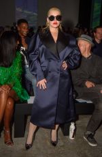 CHRISTINA AGUILERA at Christopher Kane Show at London Fashion Week 09/16/2019