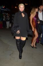CHRISTINA AGUILERA at Love Magazine London Fashion Week Party 09/16/2019