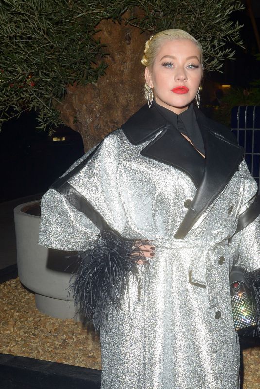 CHRISTINA AGUILERA at Love Magazine London Fashion Week Party 09/16/2019