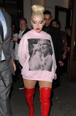 CHRISTINA AGUILERA Leaves Royal Opera House in London 09/15/2019