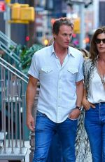 CINDY CRAWFORD and Rande Gerber in Denims Out in New York 09/03/2019