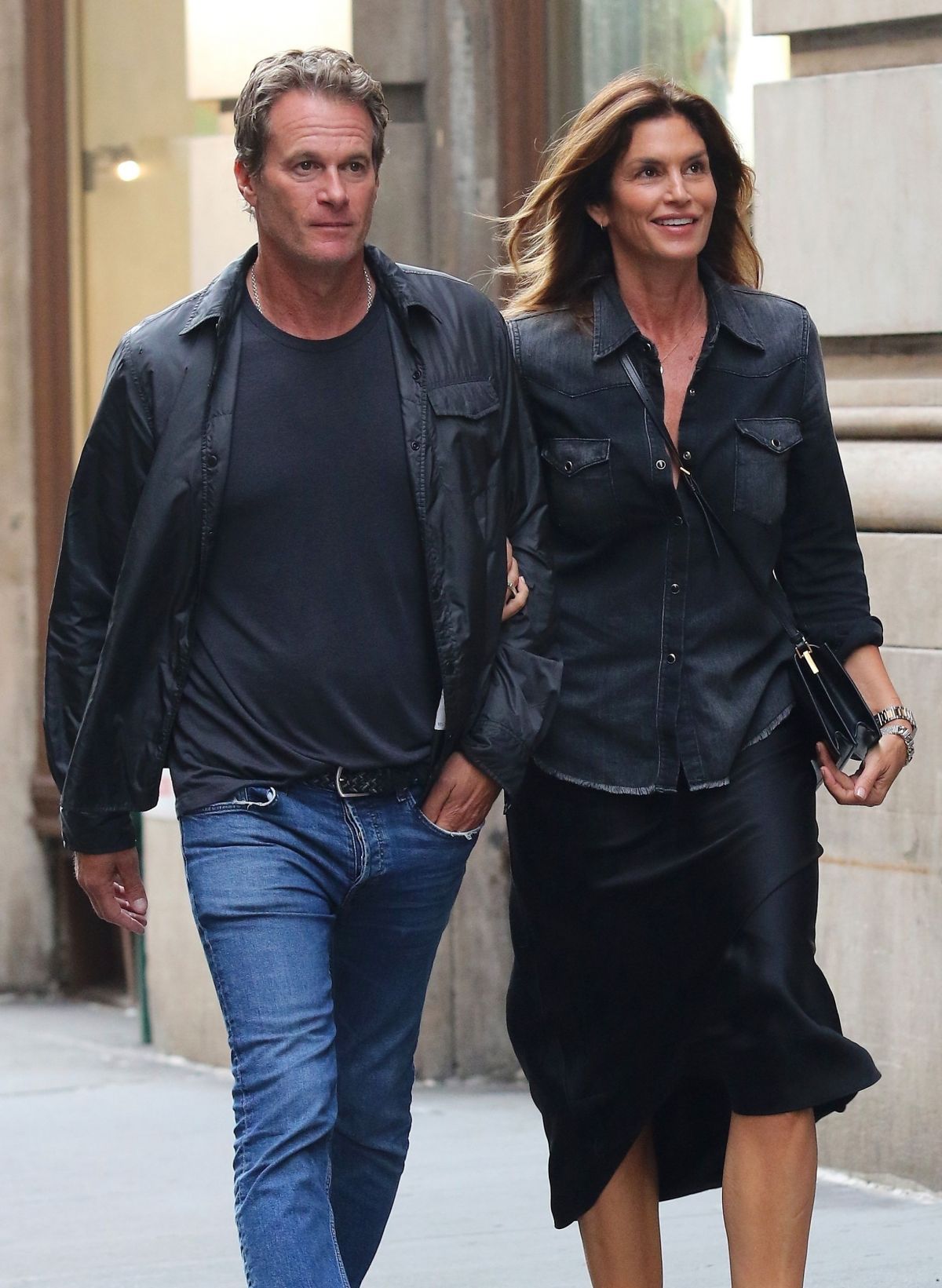 CINDY CRAWFORD and Rande Gerber Out for Dinner in New York 09/02/2019 ...
