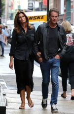 CINDY CRAWFORD and Rande Gerber Out for Dinner in New York 09/02/2019
